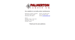 Desktop Screenshot of palmertonlumber.com